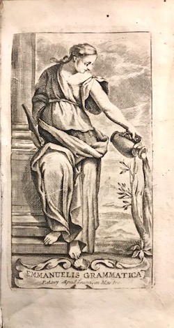 Manuel Alvares Emmanuelis grammatica s.d. (1700 ca.) Patavy apud Ioannem Manfre
